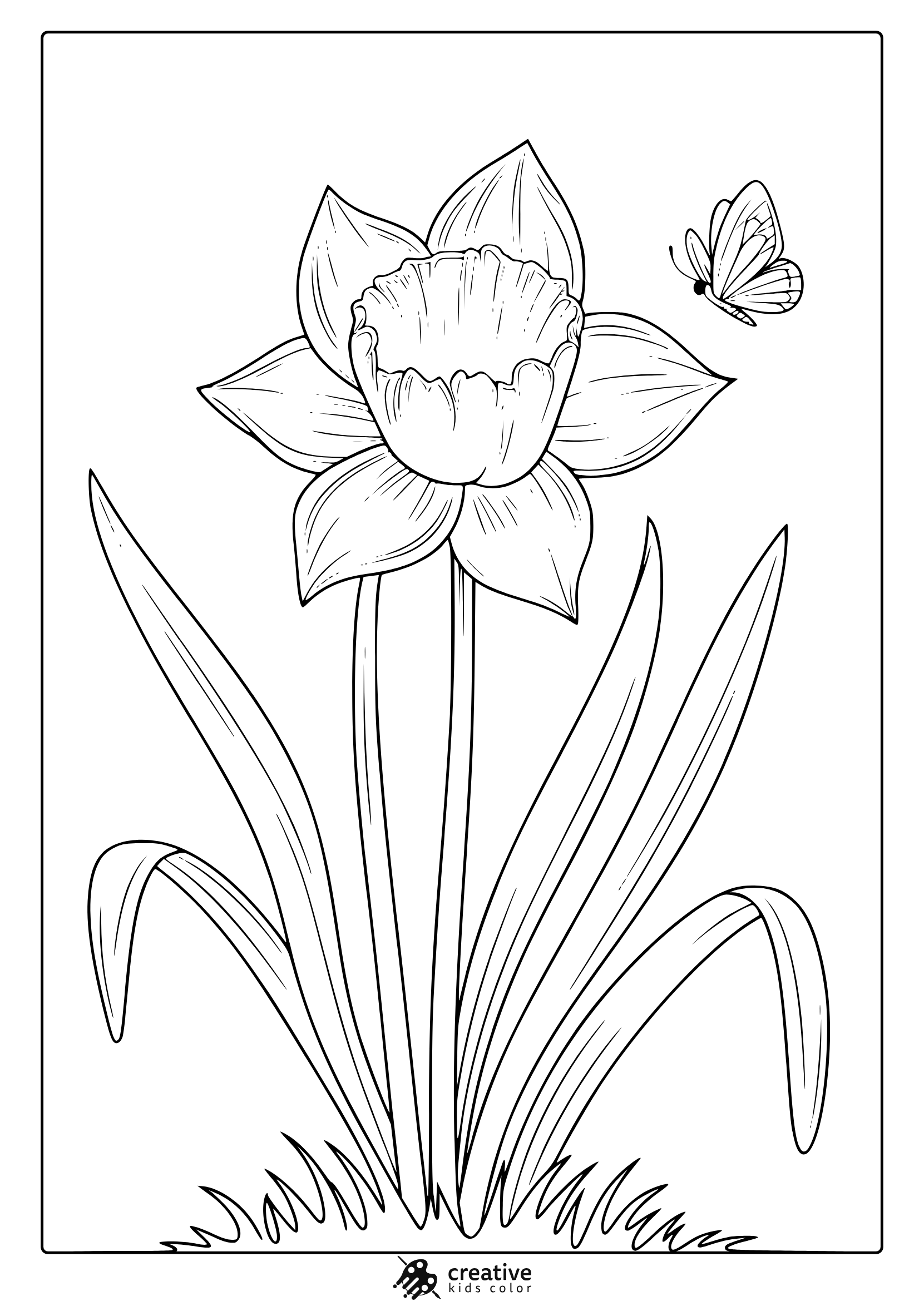 Printable Spring Color Pages