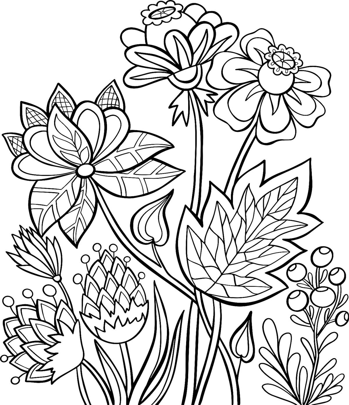 Free Spring Coloring Pages For Kids