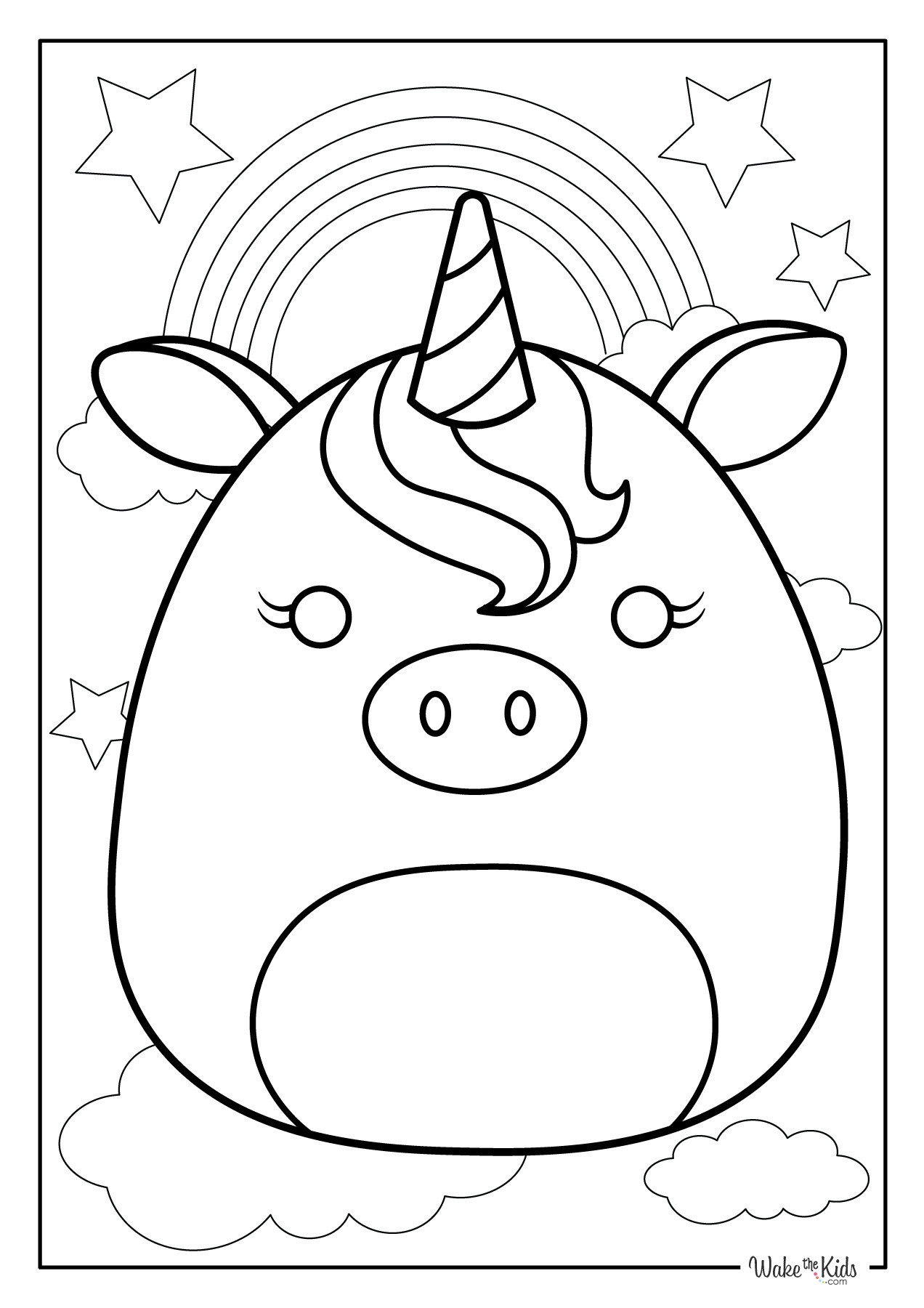 Free Coloring Pages Squishmallows