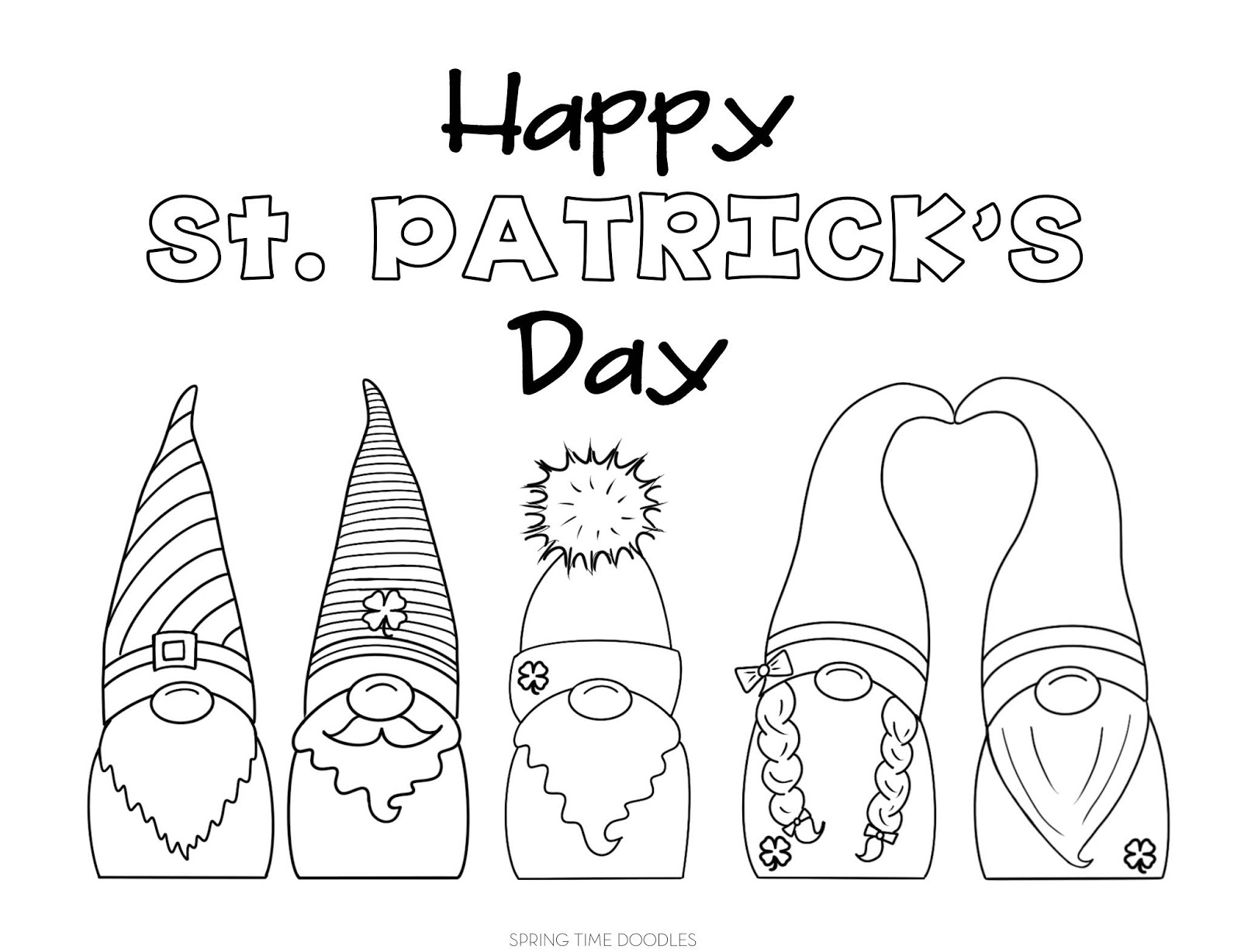 St Patrick Coloring Pages Printable