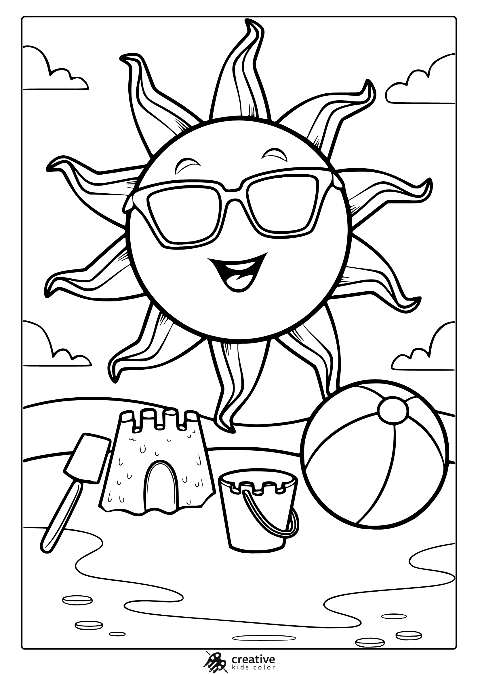 Printable Color Pages Summer