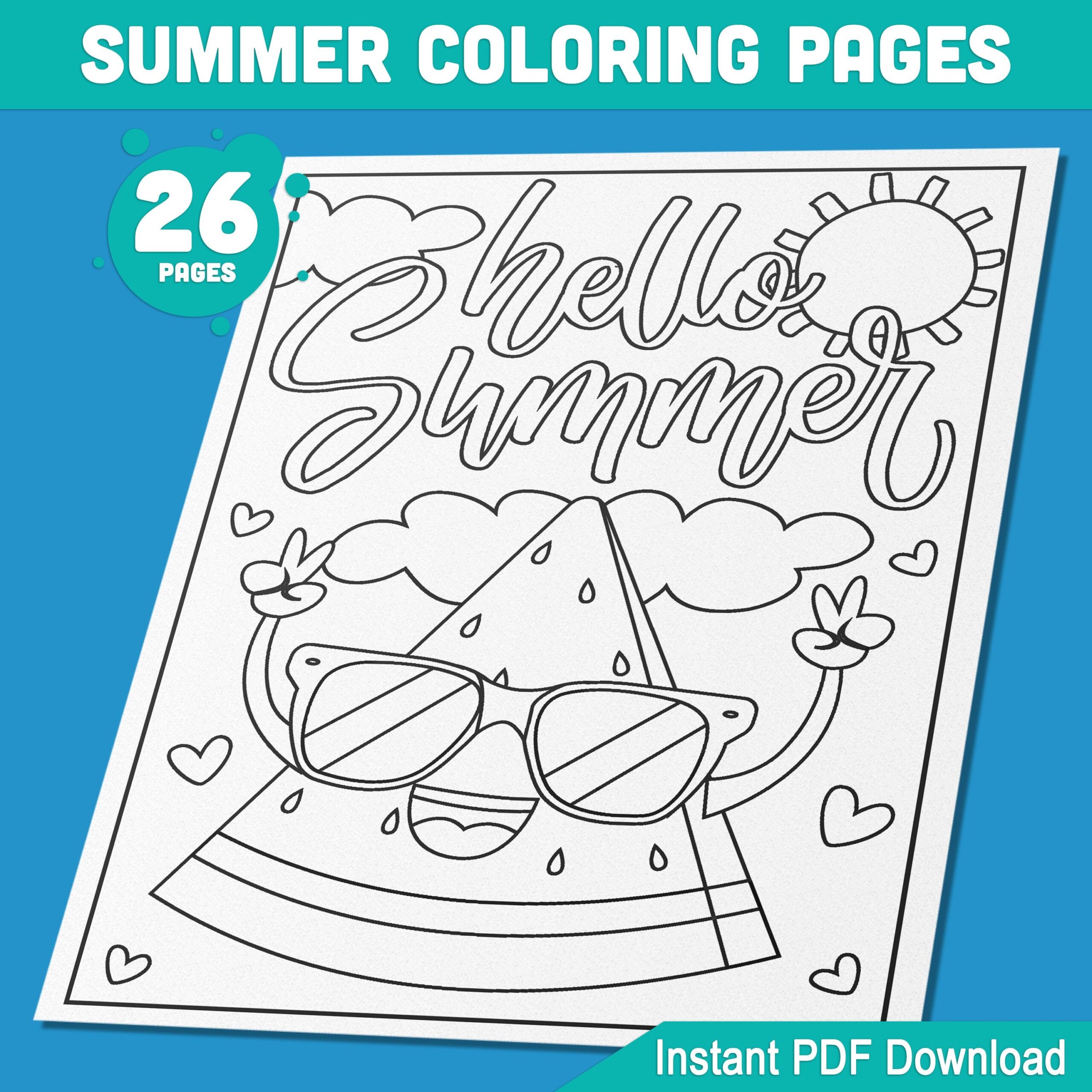 Coloring Pages Free Summer