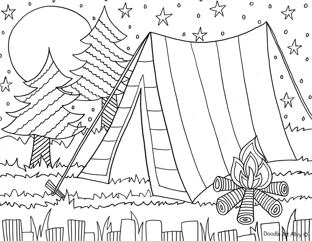 Free Summer Coloring Pages For Kids