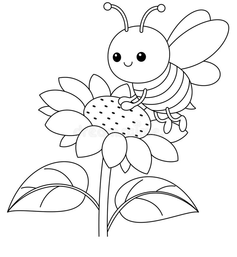 Sunflower Coloring Stock Illustrations 2 694 Sunflower Coloring Stock Illustrations Vectors Clipart Dreamstime