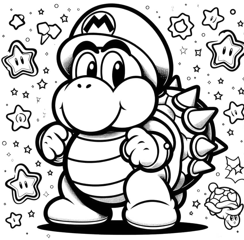 Super Mario Bros Coloring Pages 57 Brand New Sheets To Color
