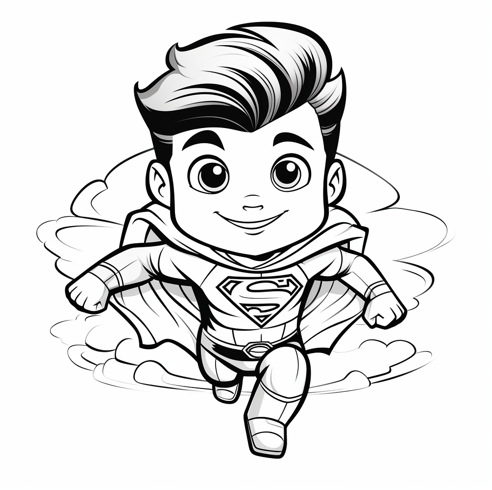 Printable Coloring Pages Superman