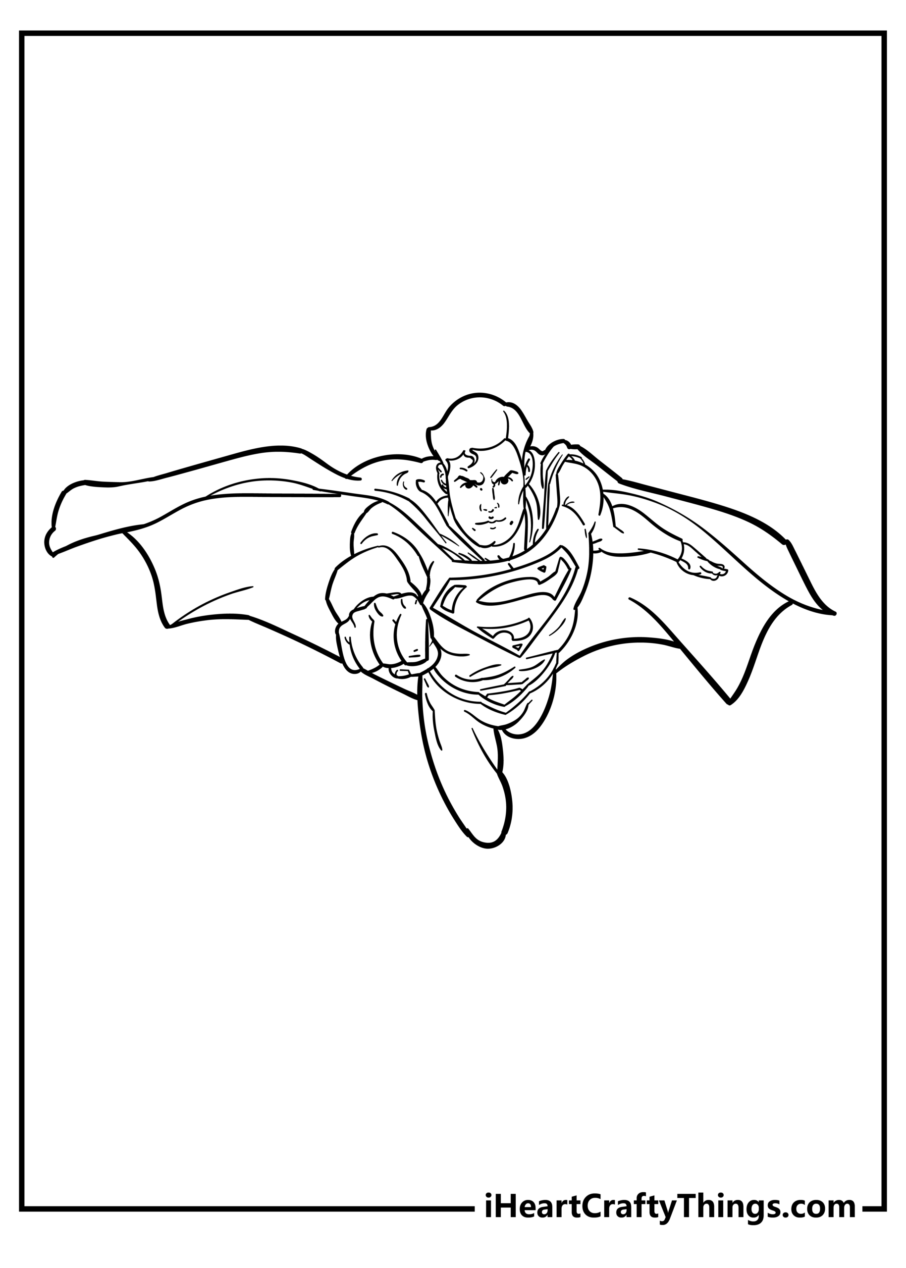 Free Superman Coloring Pages