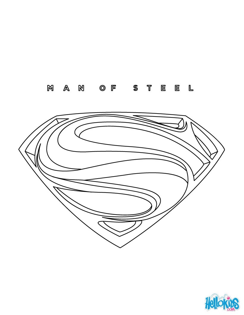 Superman Printables Coloring Pages