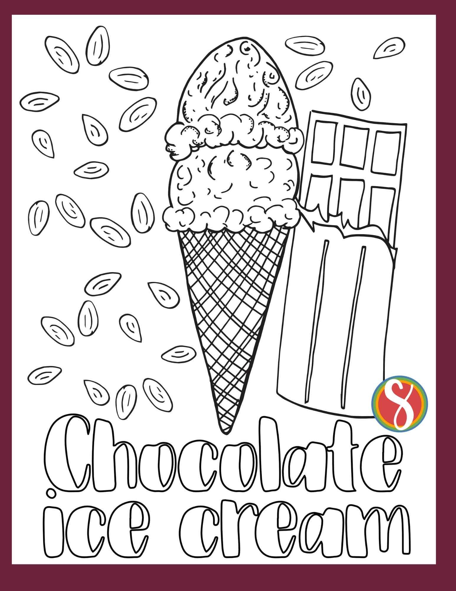Sweets Free Coloring Pages Stevie Doodles