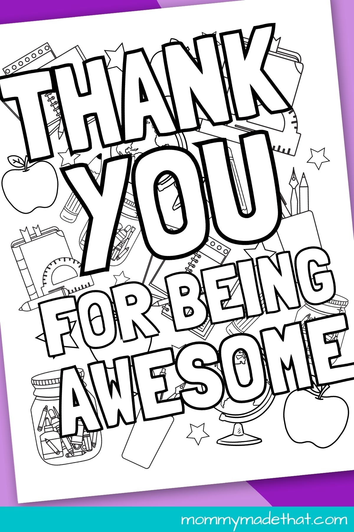 Free Coloring Pages Thank You
