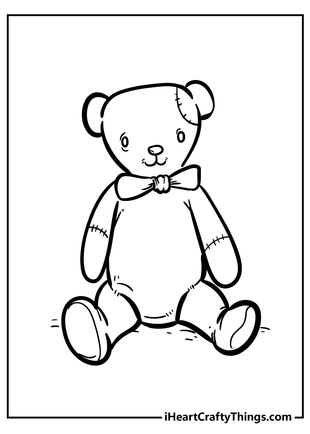 Teddy Bear Coloring Pages 100 Free Printables 