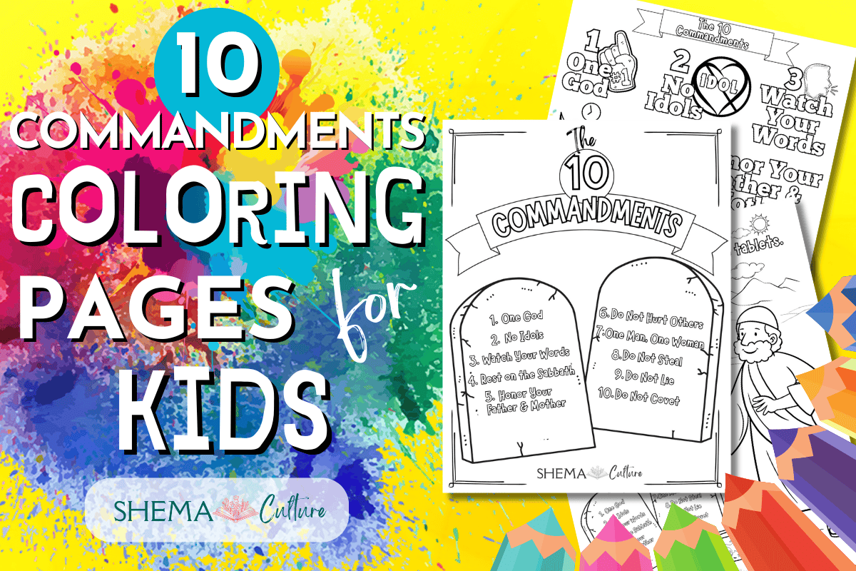10 Commandments Coloring Page Free