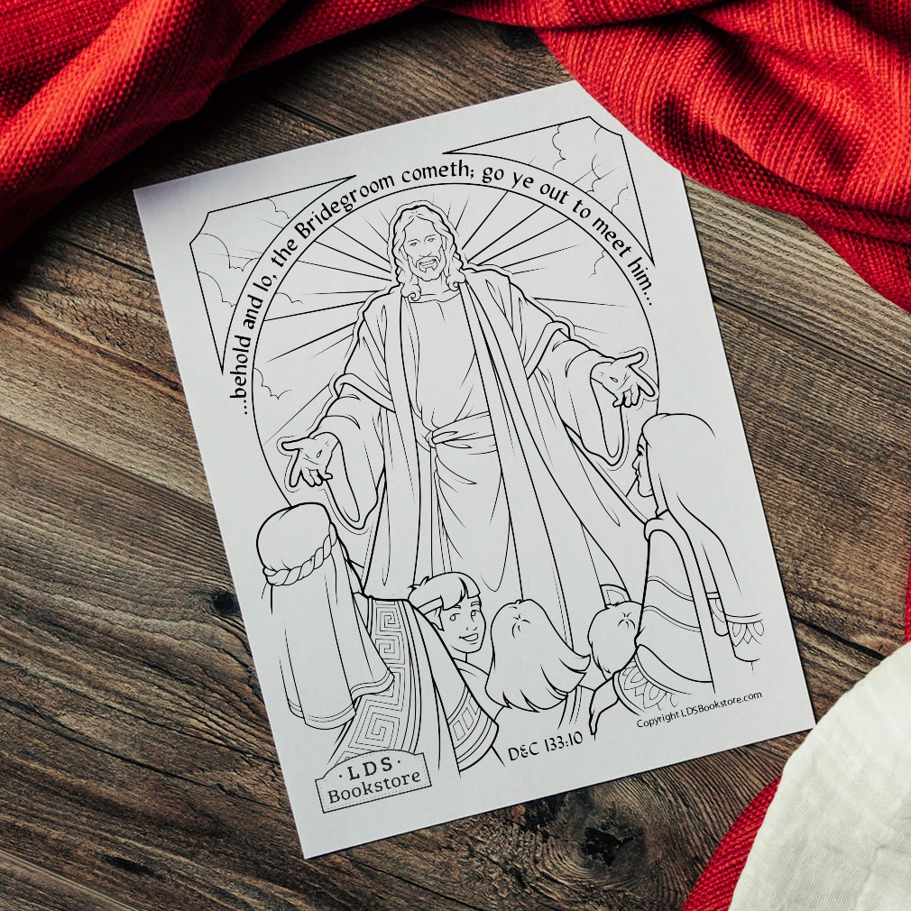 The Bridegroom Cometh Coloring Page Printable Doctrine And Covenants Coloring Page