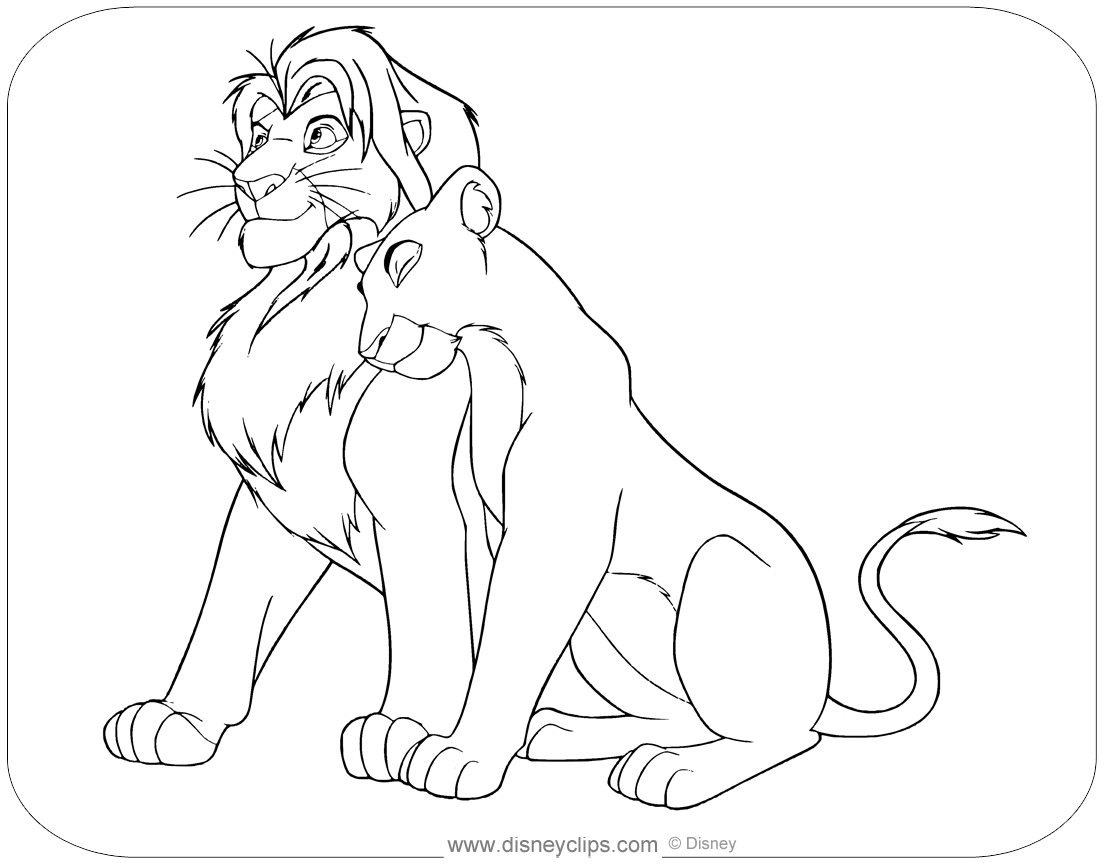 Free Lion King Coloring Pages