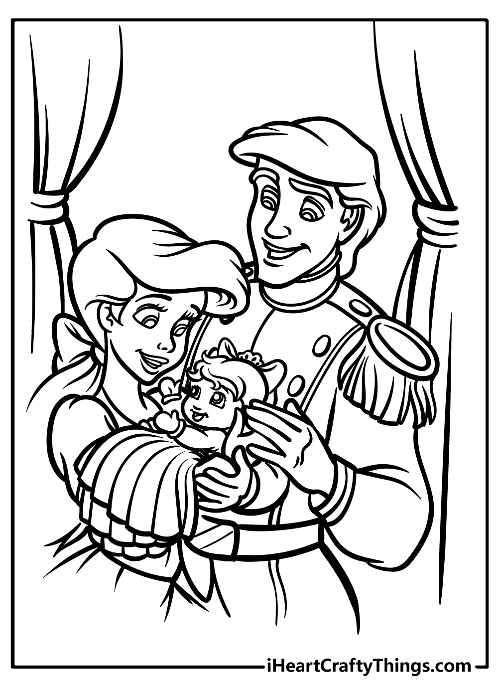 Free Printable Ariel Coloring Pages