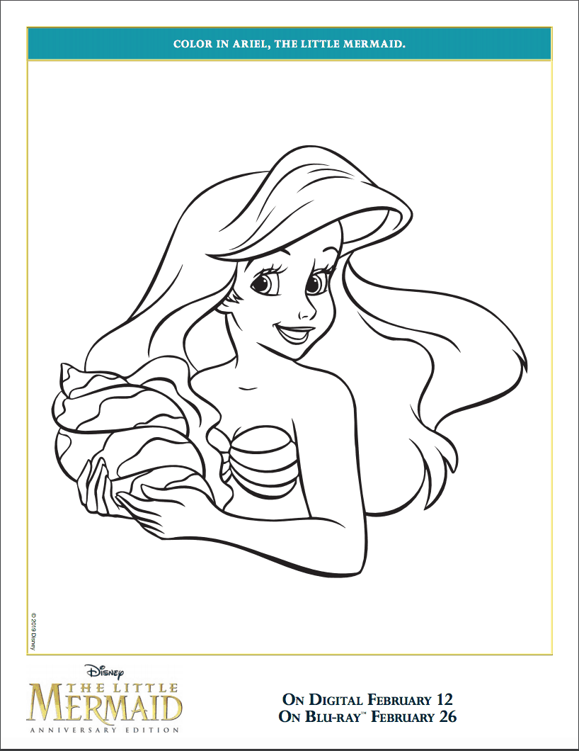 Free Printable Coloring Pages Little Mermaid