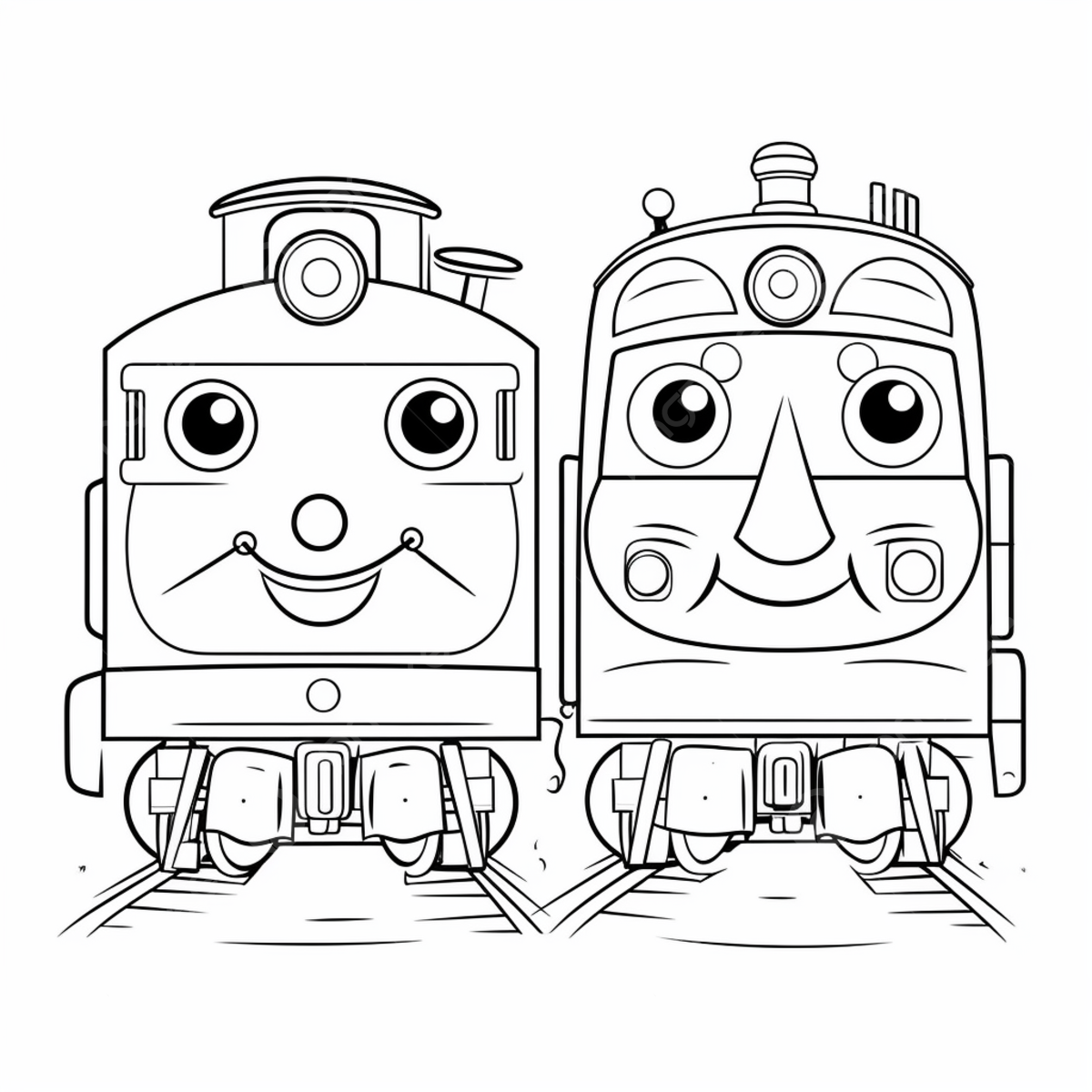 Thomas The Train And A Cute Thomas Train Coloring Page Train 