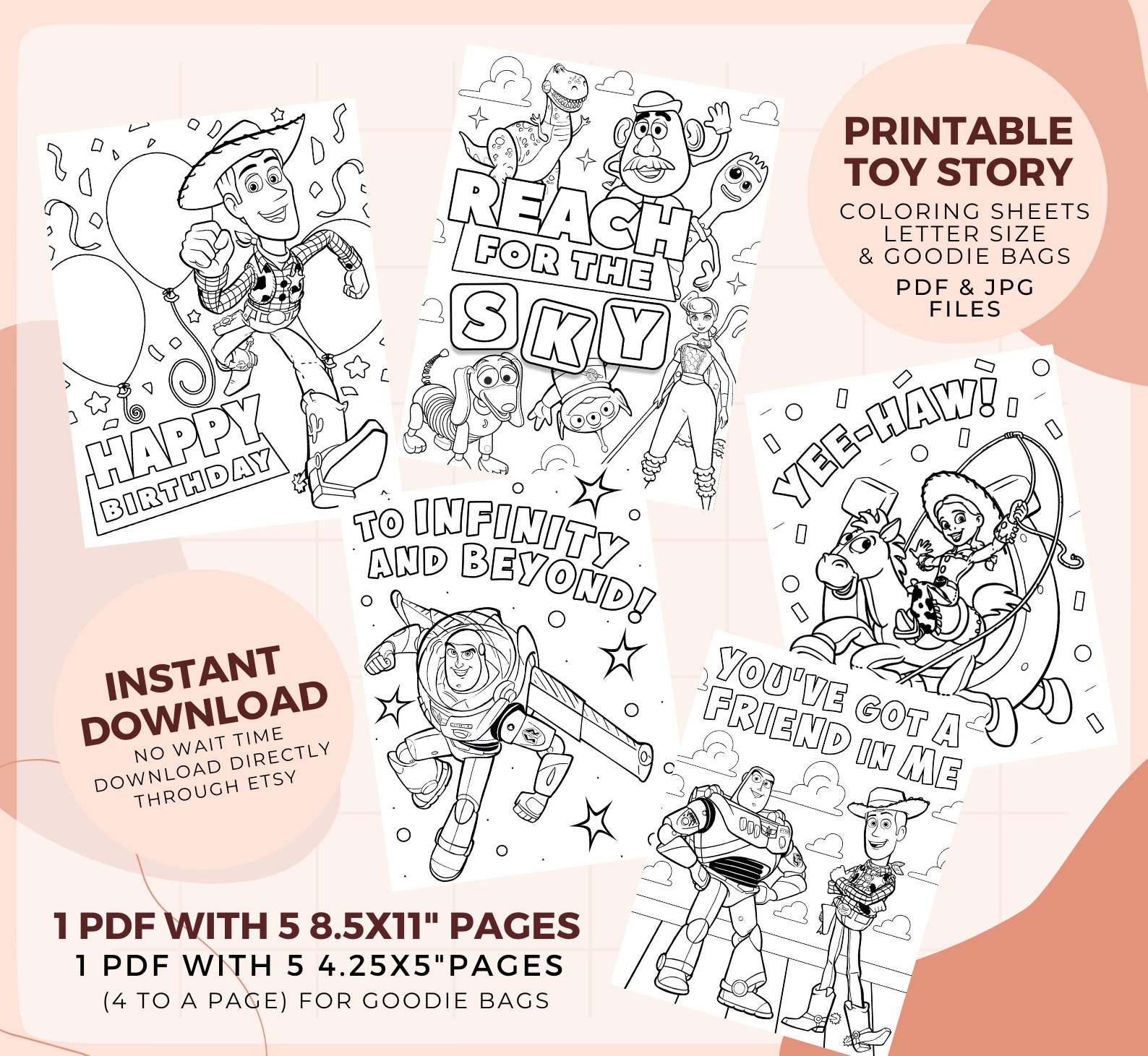 Toy Story Free Printable Coloring Pages