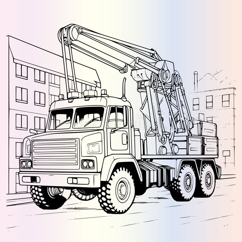 Semi Truck Coloring Pages Printable