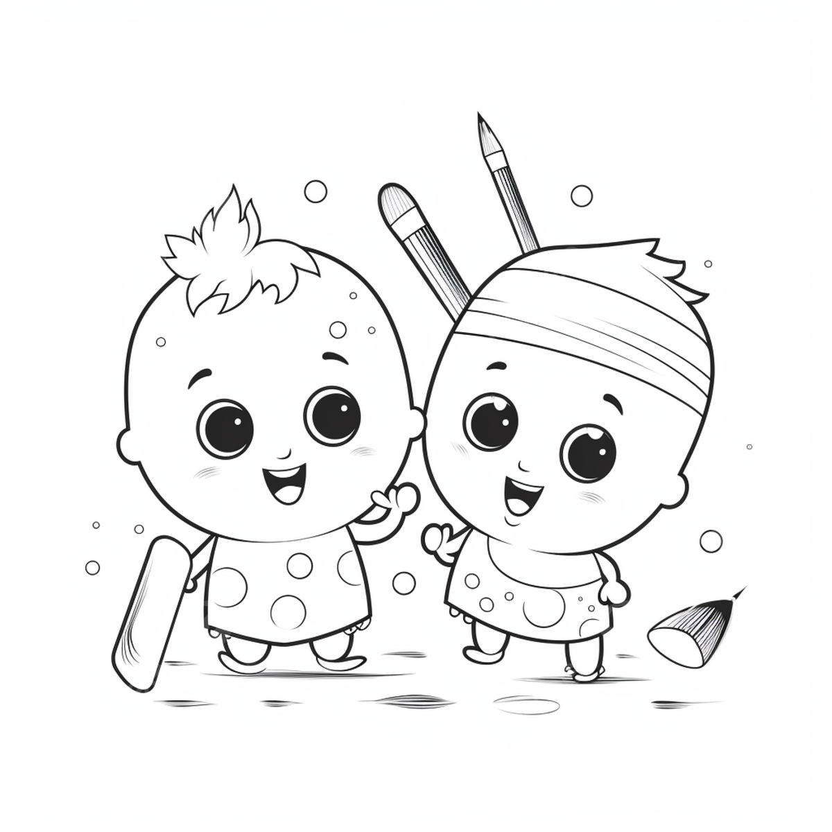 Two Cartoon Characters With Coloring Pages Cartoon Clipart Car Drawing Cartoon Drawing PNG Transparent Image And Clipart For Free Download