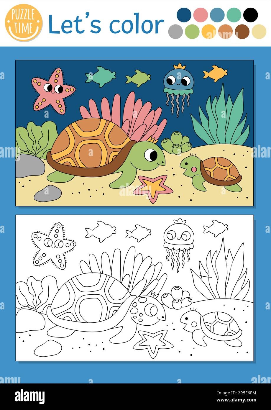 Undersea Coloring Pages Printable