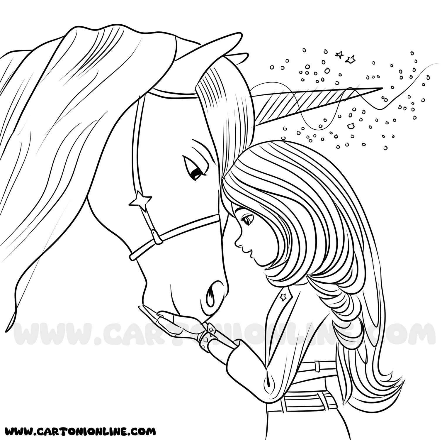 Unicorn Academy 05 Coloring Page