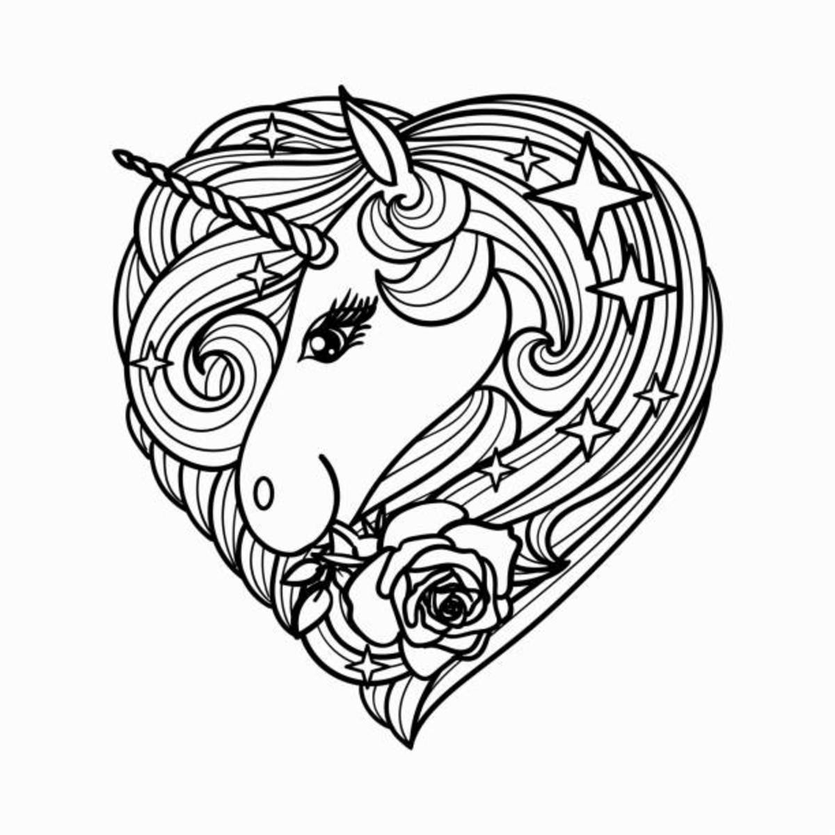 Coloring Pages Unicorn Printable