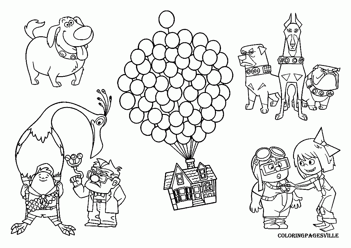 Up Coloring Pages