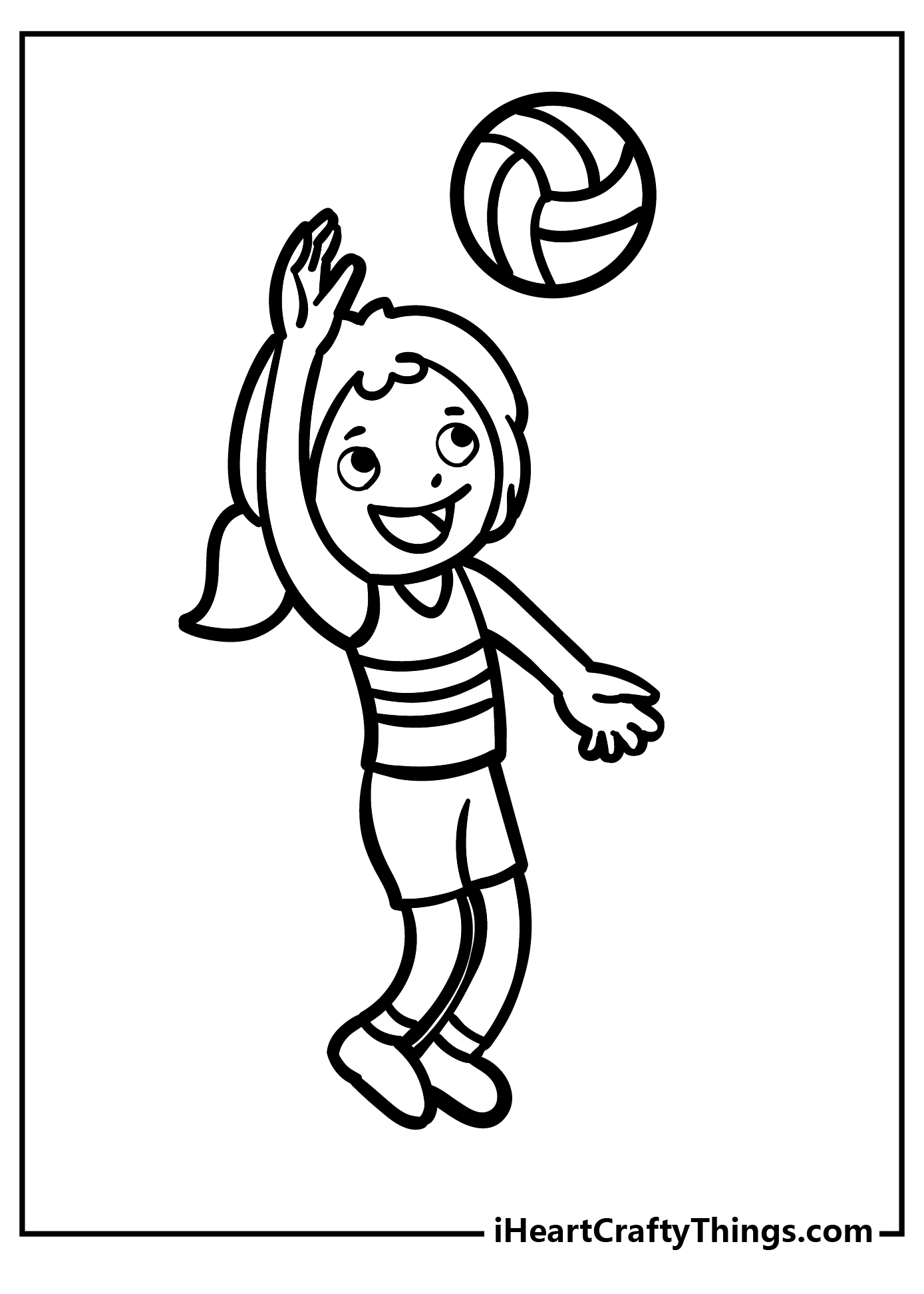 Volleyball Coloring Pages 100 Free Printables 
