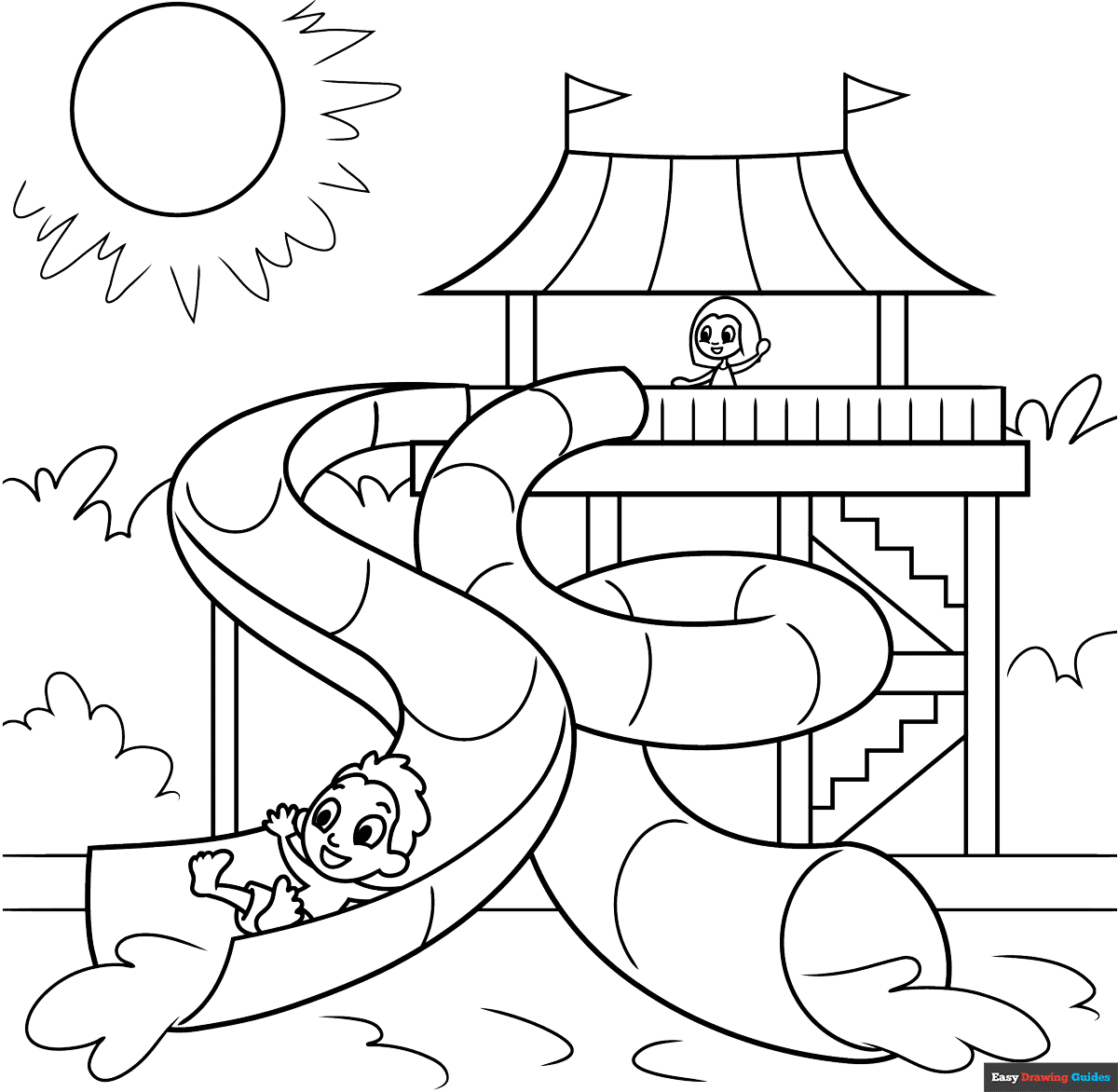 Free Printable Water Coloring Pages
