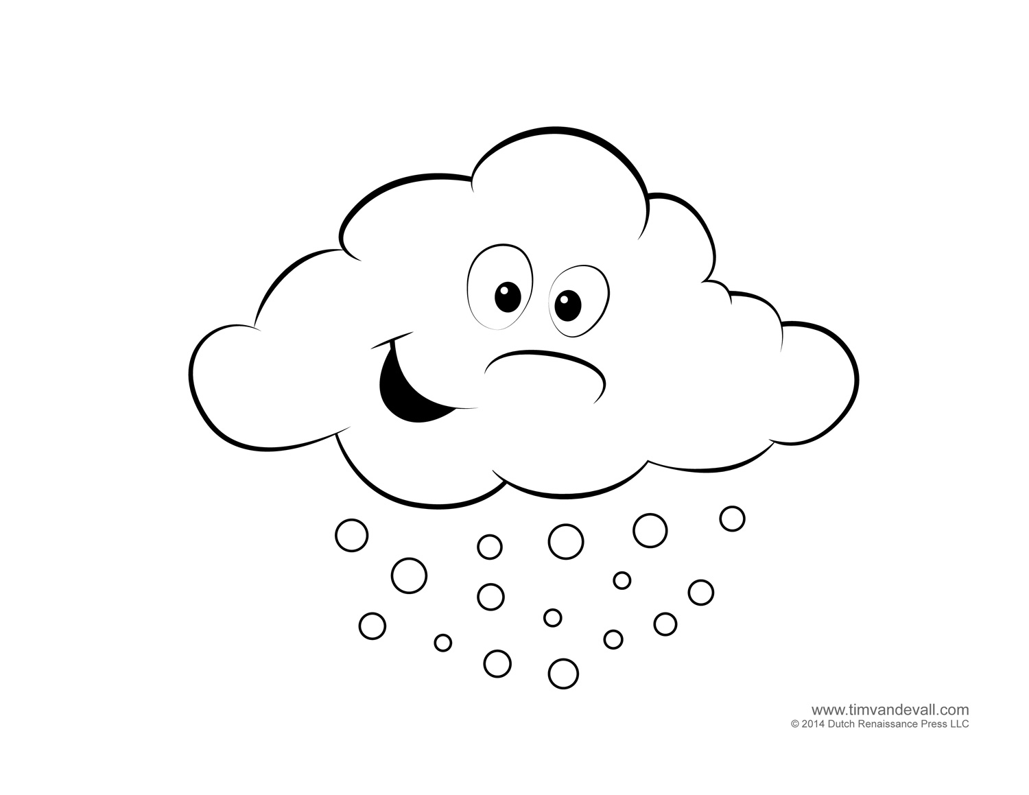 Weather Coloring Page Tim s Printables