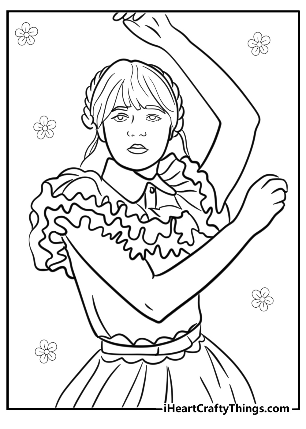 Wednesday Coloring Pages 20 New Images To Print For Free 