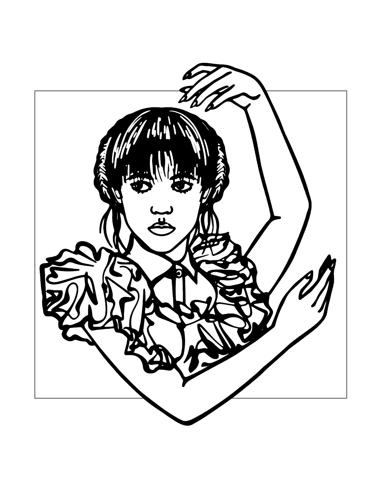 Wednesday Coloring Pages Printable Coloring Pages FREE