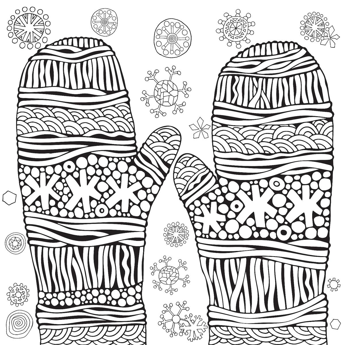 Winter Coloring U0026 Puzzle Pages Free Printable Winter Themed 
